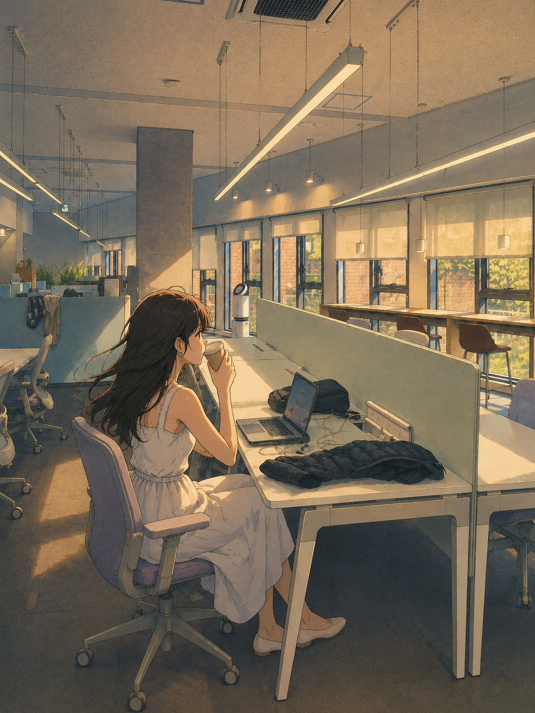 Office Coffee — AI generated scene